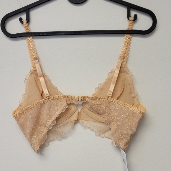 Free People Lucia Underwire Bra Wheat Sunset 32B - Picture 3 of 11